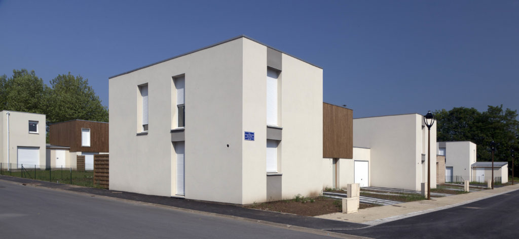 Logements sociaux  quartier de la grande residence cabinet trace Architecture