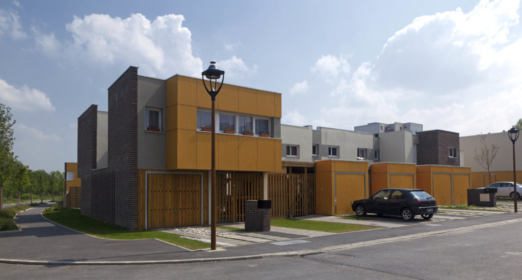 Logements sociaux  quartier de la grande residence cabinet trace Architecture